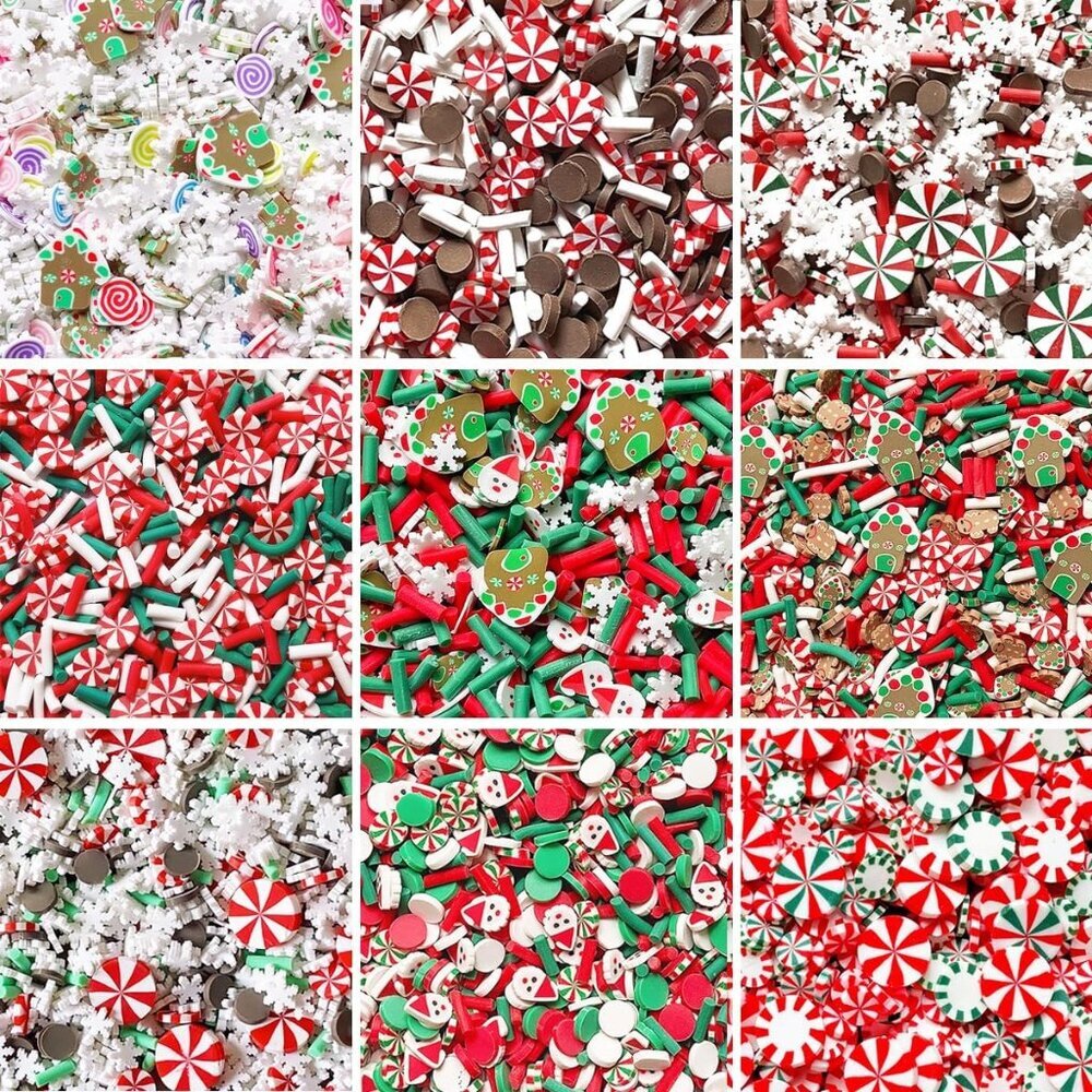 Fake Sprinkles Fake Christmas Sprinkles Polymer Clay Sprinkles Polymer Sprinkles
